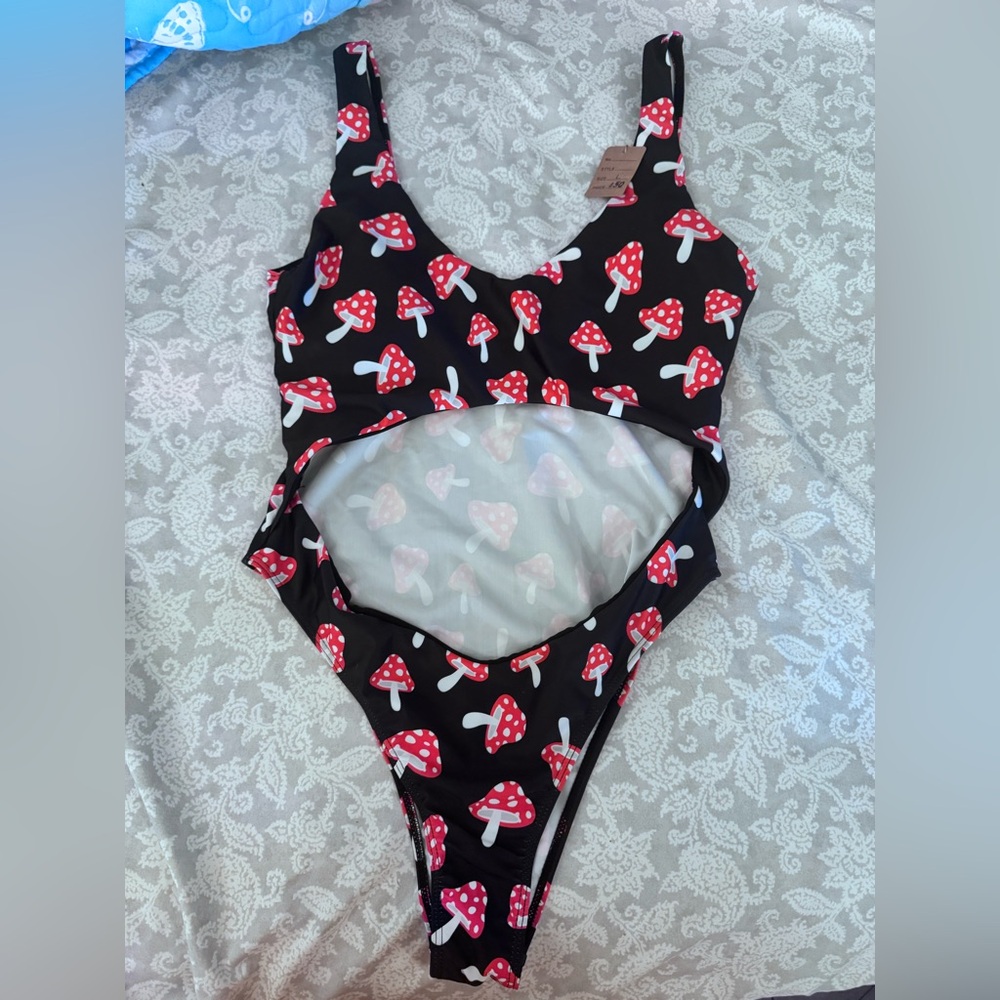 iHeartRaves  Mushrooms rave Swimsuit